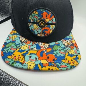 Pokémon retro style baseball hat.